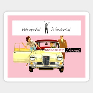 WOLSELEY HORNET - advert Sticker